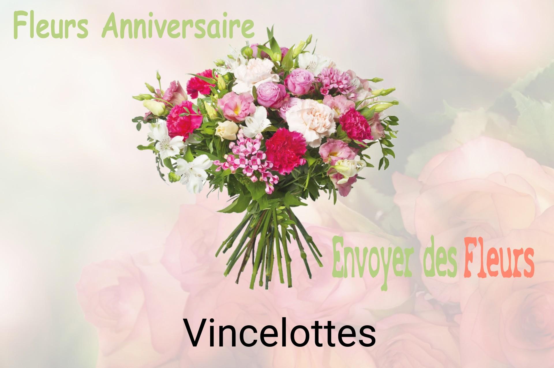 Bouquet de fleurs d’anniversaire livré à Vincelottes
