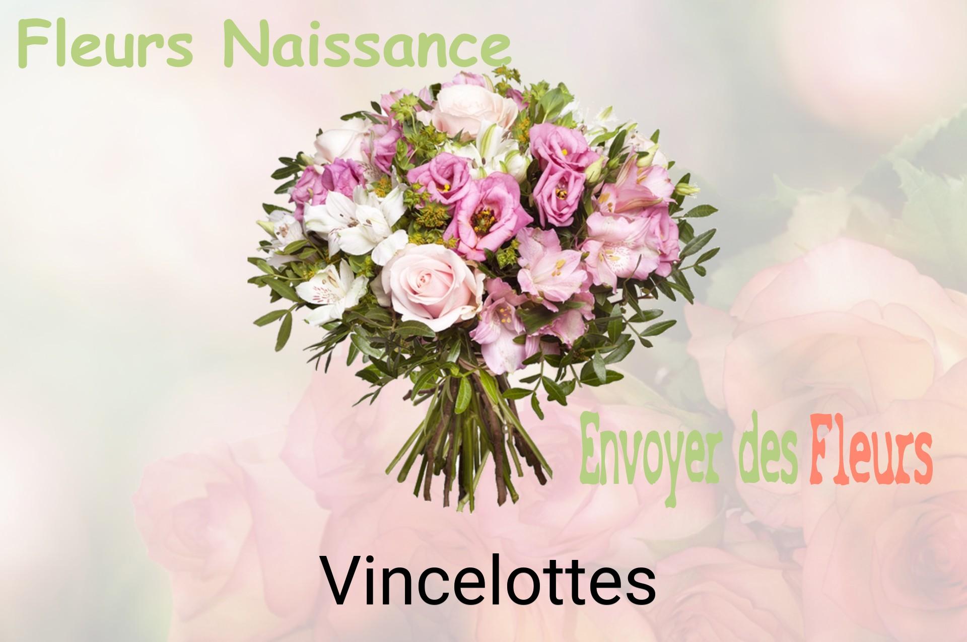 Bouquet de fleurs de naissance livré à Vincelottes